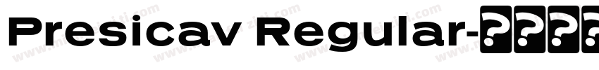 Presicav Regular字体转换